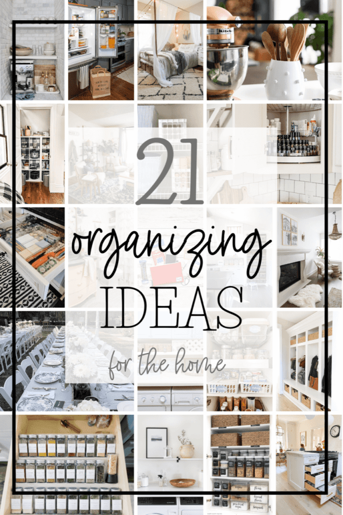 21 Amazing organizing ideas for the home.