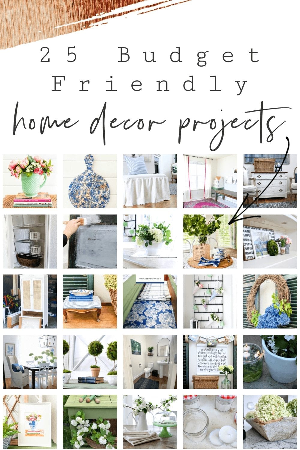 25 Budget Friendly Home Decor Projects » The Tattered Pew