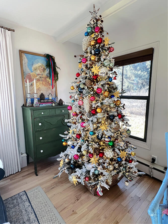 Our Christmas home tour bright and merry tree