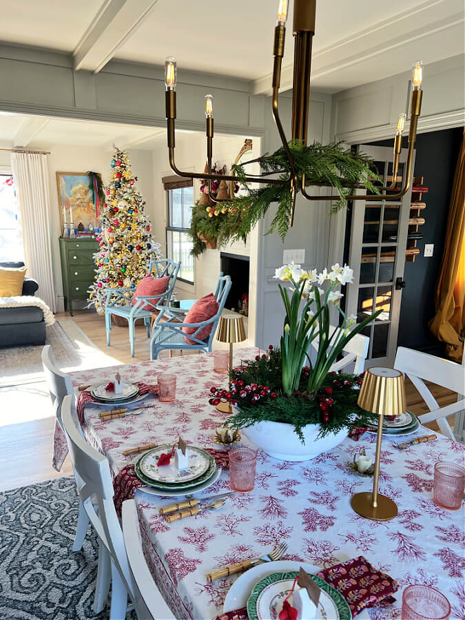 Christmas Home Tour Dining Room