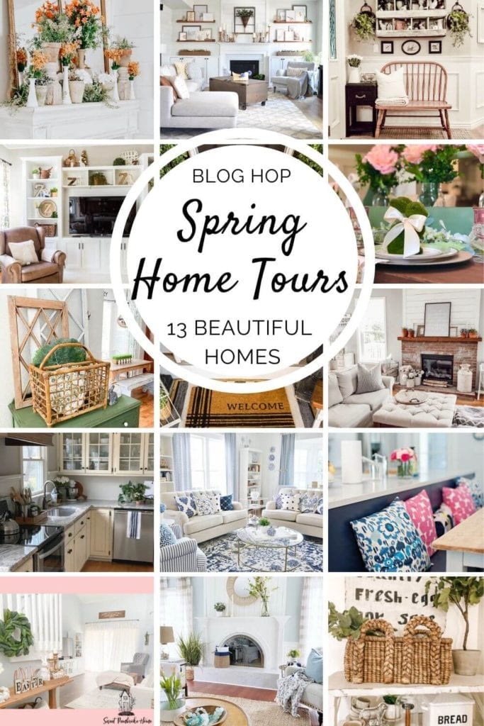 Come check out 13 beautiful Spring Home Tours!