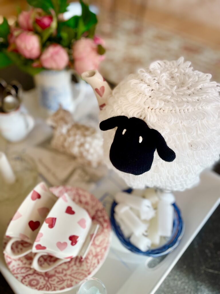 close up tea cozy