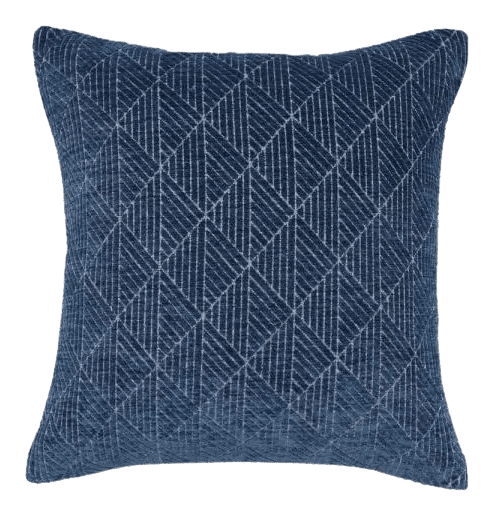 navy reversible throw pillow from Home Depot