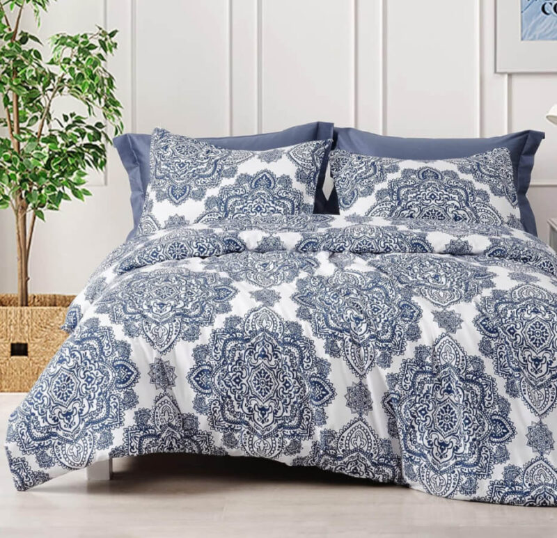 14 Blue and White Floral Duvet Covers » Grow Beauty With Ease