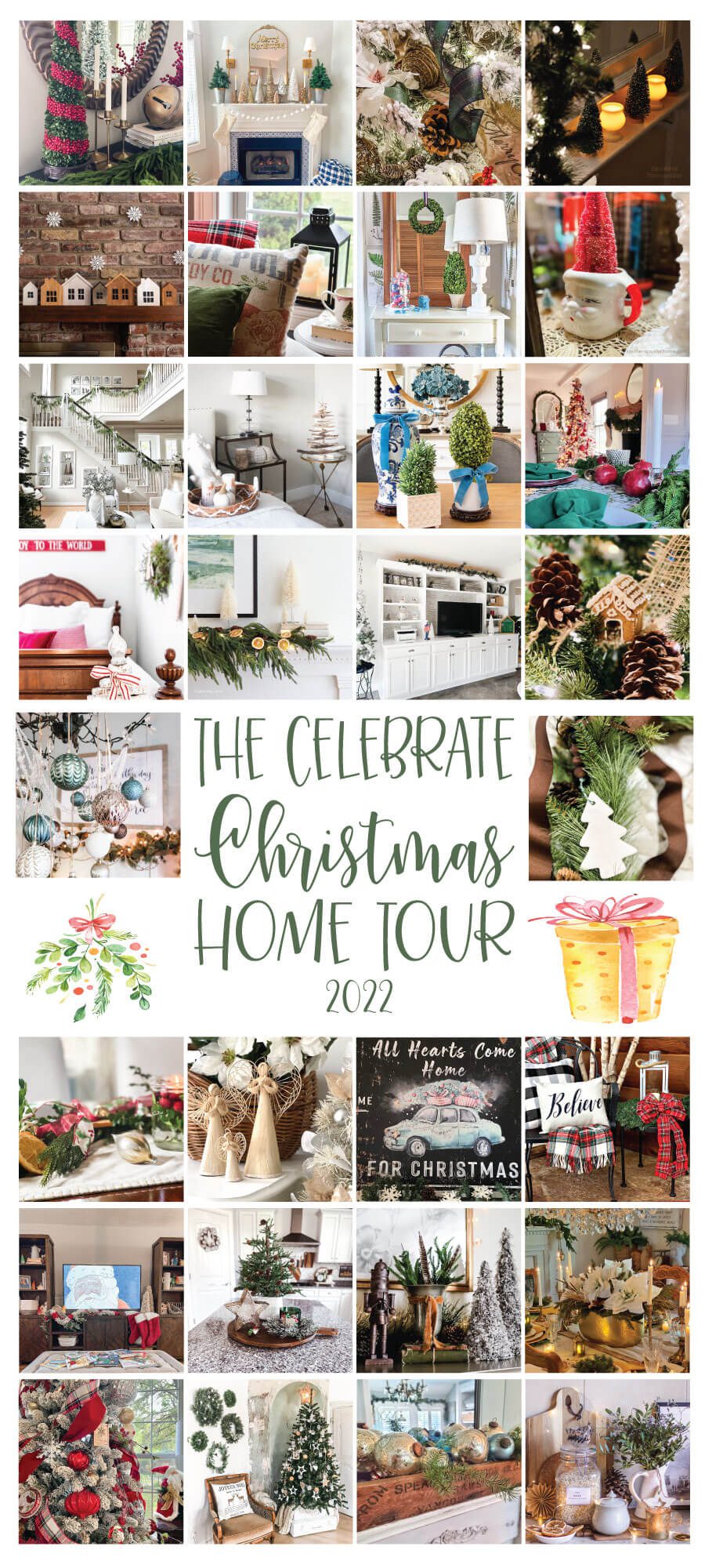 Christmas In Our Kitchen and Dining Room » The Tattered Pew