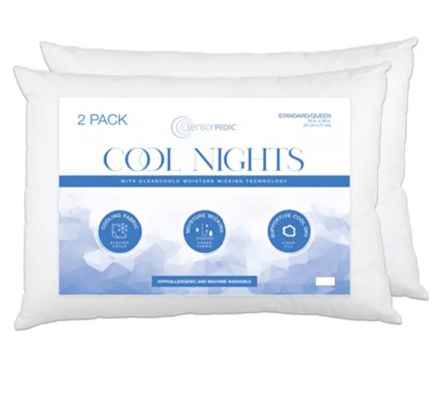 2 pack of cooling pillows from Macy's