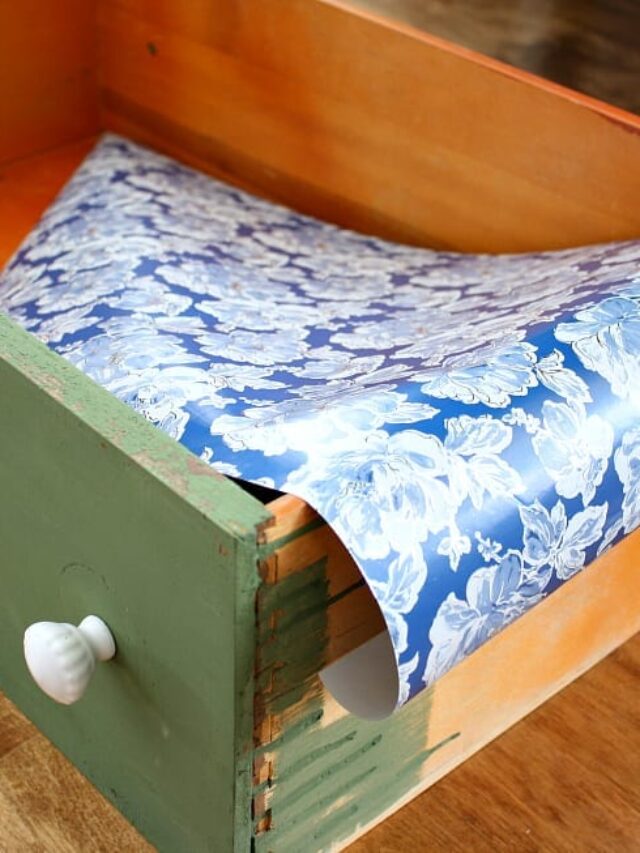 The Best Thrifty Paper For Lining Drawers!