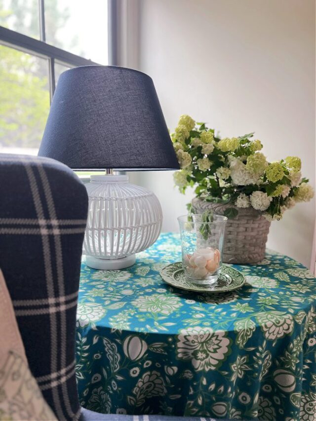 Decorating For Summer With Blues and Greens