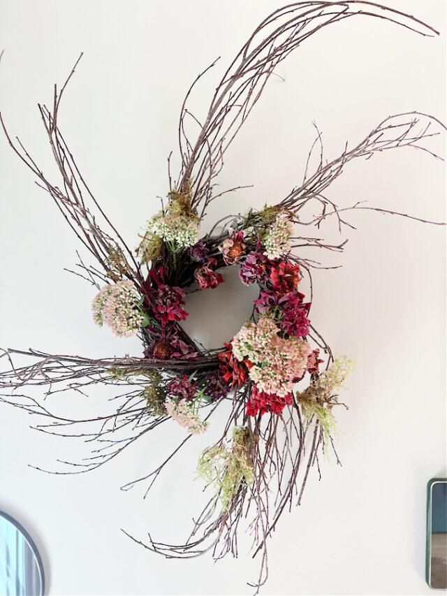 How to Make A Dried Zinnia Wreath » Grow Beauty With Ease