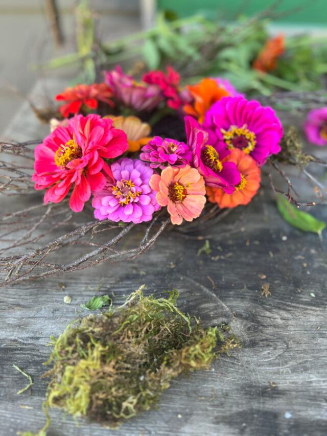 How To Make A Dried Zinnia Wreath Grow Beauty With Ease