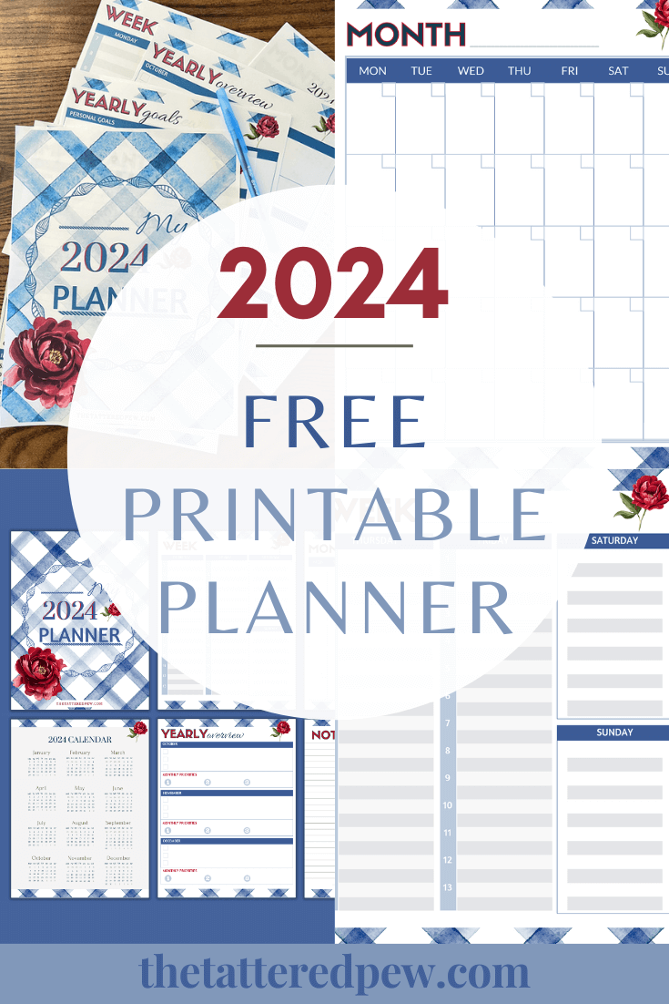  2024 Blank Color Pages Scrapbook Wall Calendar - 12 x