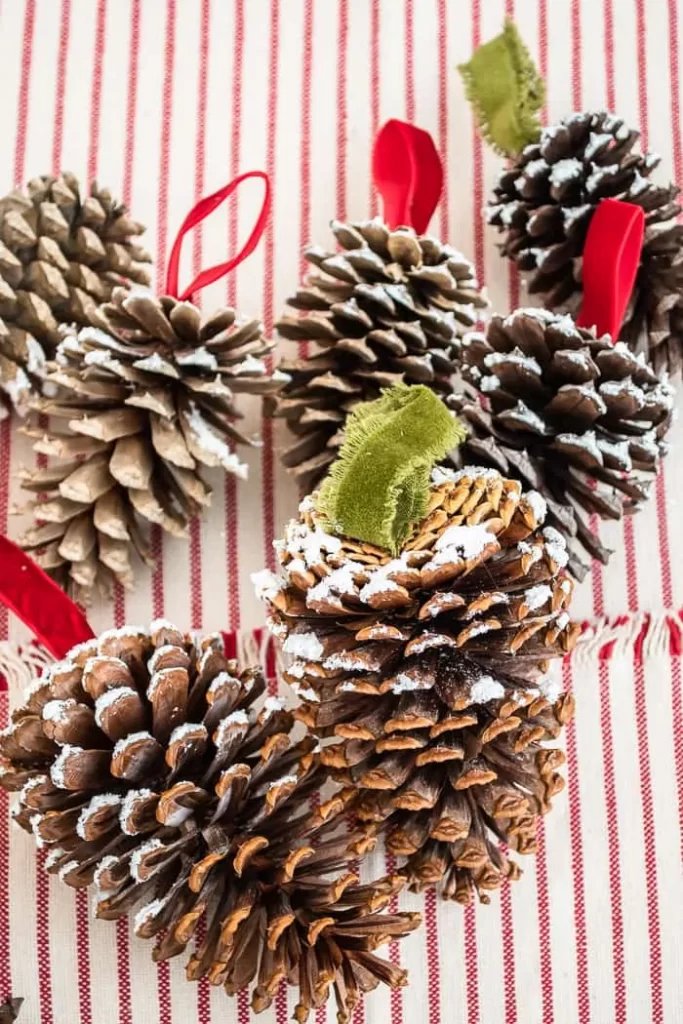 DIY Pinecones on Wood Picks - Setting For Four Interiors