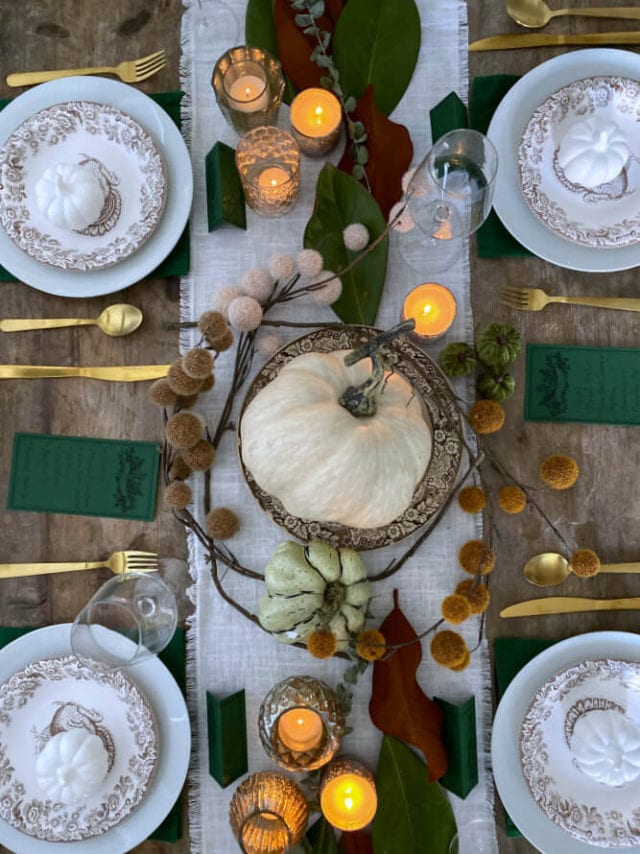 How To Create A Cozy Thanksgiving Table » The Tattered Pew