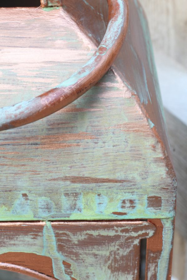DIY - HOW TO CREATE A COPPER PATINA PAINT EFFECT - STEP BY STEP