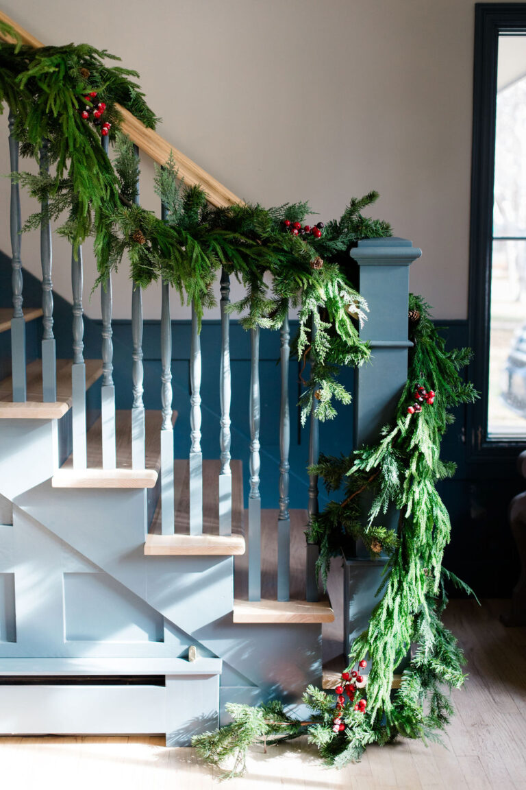 Our Blue and Green Christmas Home Tour » The Tattered Pew