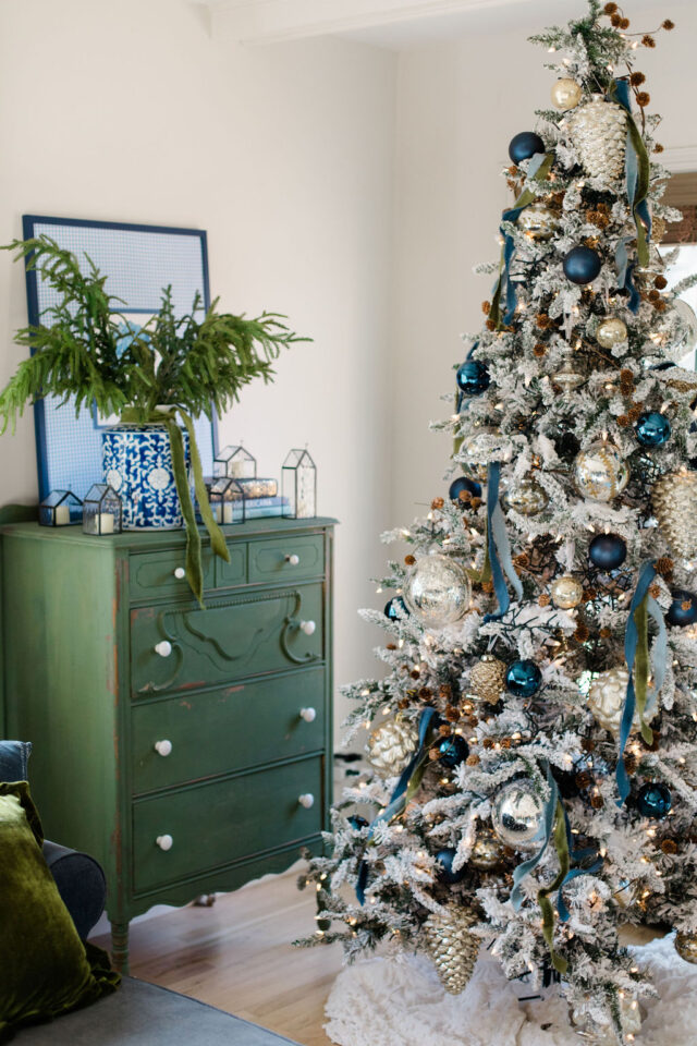 Our Blue and Green Christmas Home Tour » The Tattered Pew