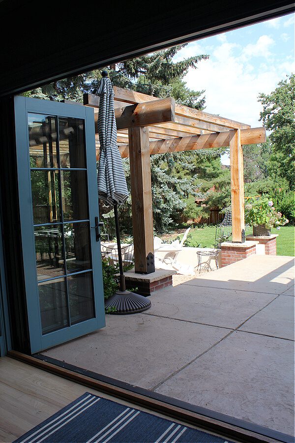 COme on out via our trifold doors andwalk straight onto our patio with views of our back yard.