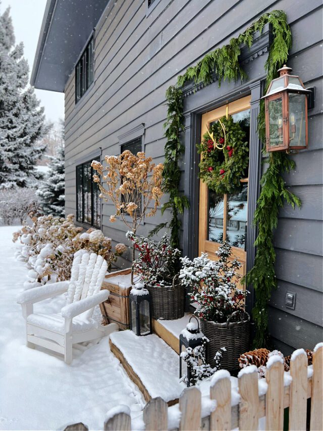 Beautiful Outdoor Christmas Decorating Ideas » Beauty with ease in the ...