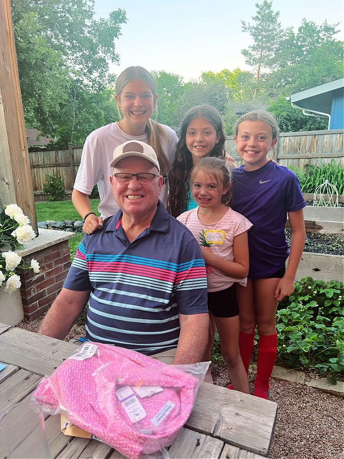 Papa's Birthday with his girls