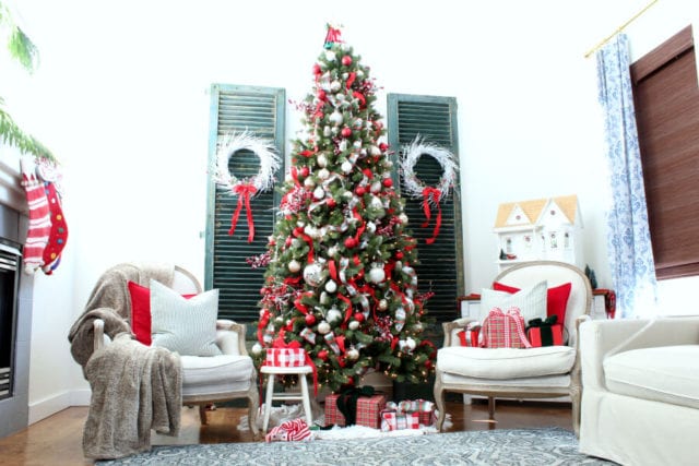 Plaids, Presents and Our Christmas Tree » The Tattered Pew