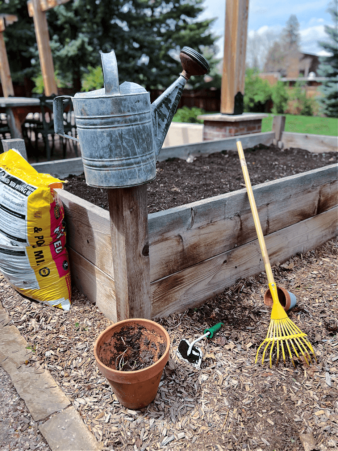 Getting ready to plant zinnias