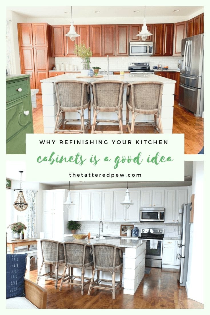 Why Refinishing Kitchen Cabinets Is a Good Idea | The Tattered Pew